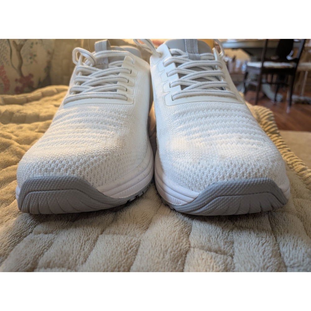 Orthofeet Kita 80014 Shoes Womens 7 D Wide White Orthopedic Walking Sneakers
